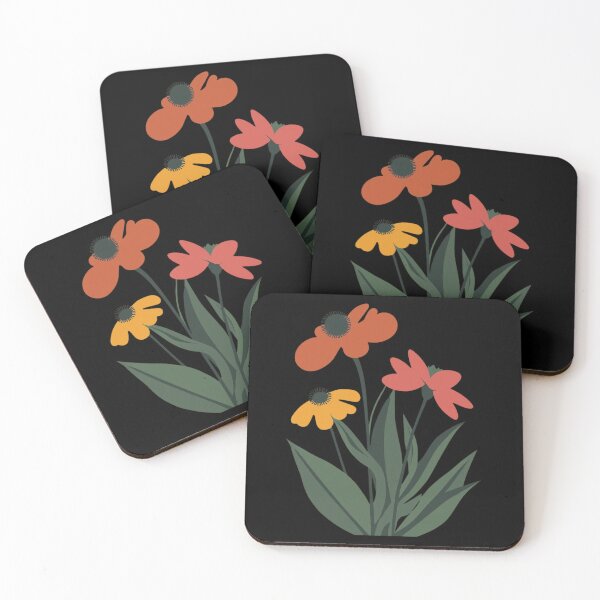 Item preview, Modern Wildflower Trio - Minimalist Mid-Century Botanical Art designed and sold by PACS0011.