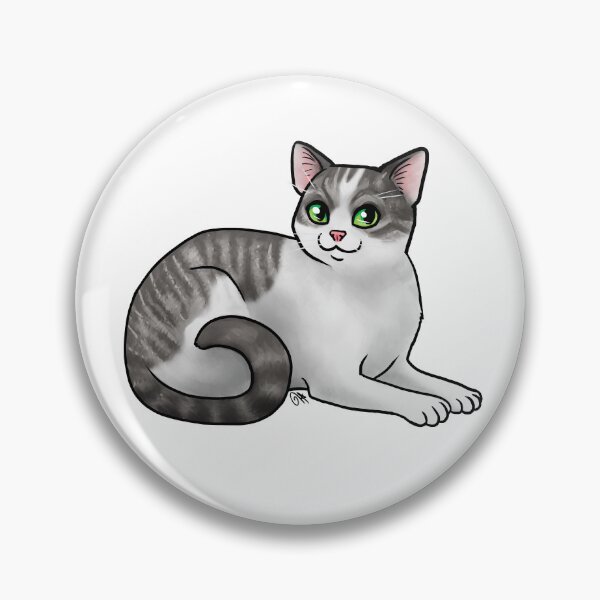 Item preview, Cat - Aegean - Silver Tabby designed and sold by Jennifer Stolzer.
