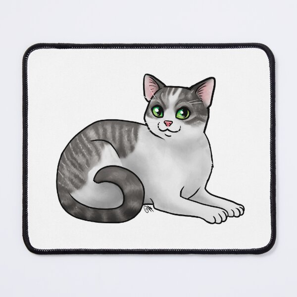Item preview, Cat - Aegean - Silver Tabby designed and sold by Jennifer Stolzer.