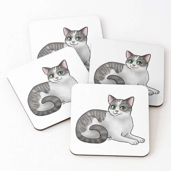 Item preview, Cat - Aegean - Silver Tabby designed and sold by Jennifer Stolzer.