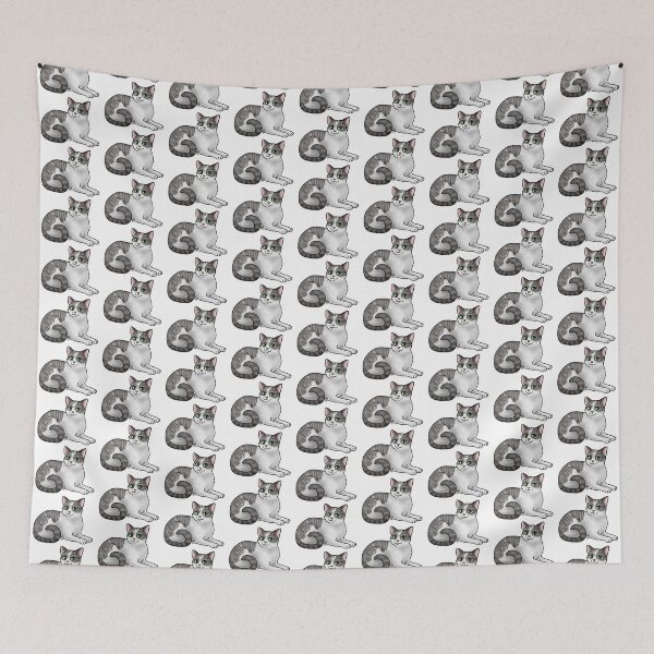 Item preview, Cat - Aegean - Silver Tabby designed and sold by Jennifer Stolzer.