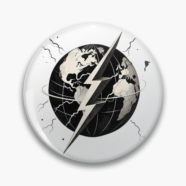 Item preview, WORLD Dynamic Illustrations Futuristic Motivational Art Black White designed and sold by ART ATTACK ZONE.