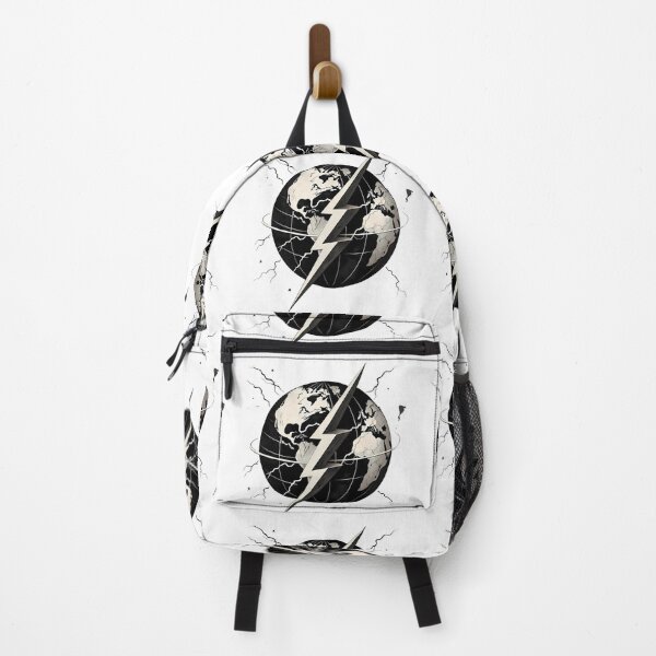 Item preview, WORLD Dynamic Illustrations Futuristic Motivational Art Black White designed and sold by ART ATTACK ZONE.