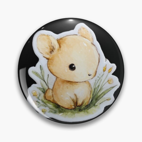 Item preview, Sweet Watercolor Mouse Cub designed and sold by kndzxf.