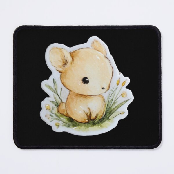 Item preview, Sweet Watercolor Mouse Cub designed and sold by kndzxf.