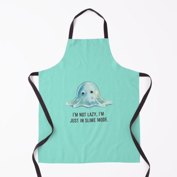 Item preview, I'm Not Lazy I'm Just In Slime Mode Cute Slime Cartoon Funny Quote designed and sold by StickyDelights.