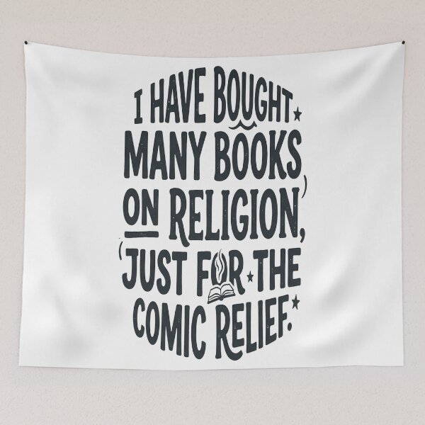 Item preview, I Have Bought Many Books On Religion Just For The Comic Relief designed and sold by Owcomm.
