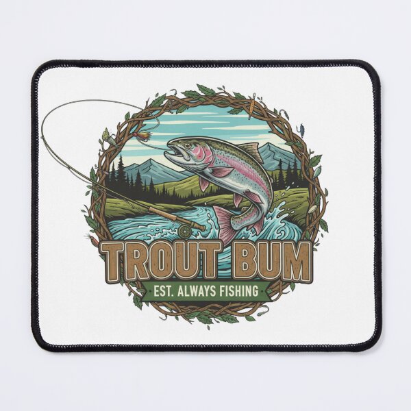 Item preview, Trout Bum designed and sold by BeastandBanshiLLC.