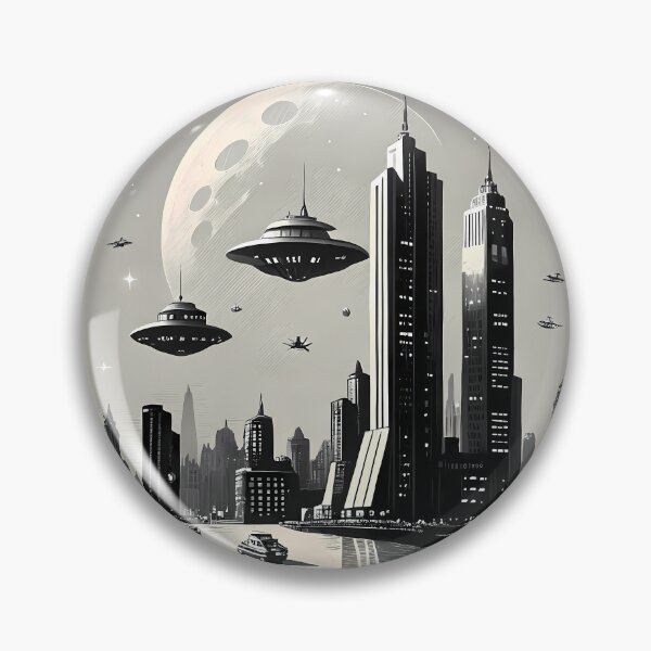 Item preview, Moon Dynamic Illustrations Futuristic Motivational Art Black White designed and sold by ART ATTACK ZONE.