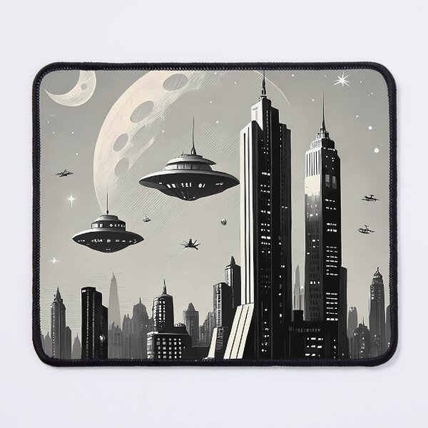 Item preview, Moon Dynamic Illustrations Futuristic Motivational Art Black White designed and sold by ART ATTACK ZONE.