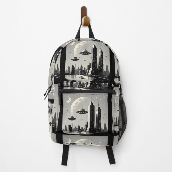 Item preview, Moon Dynamic Illustrations Futuristic Motivational Art Black White designed and sold by ART ATTACK ZONE.