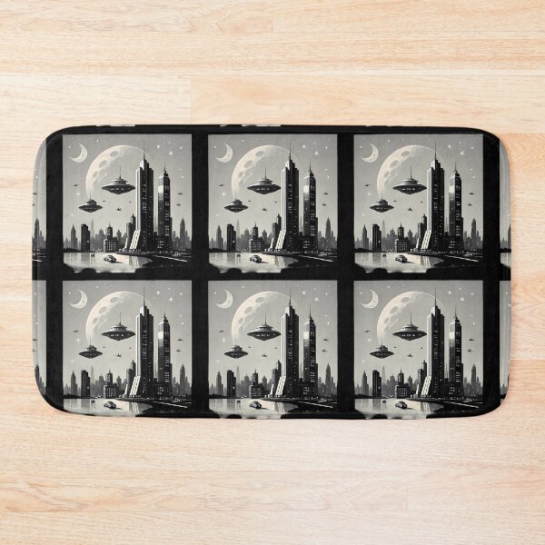 Item preview, Moon Dynamic Illustrations Futuristic Motivational Art Black White designed and sold by ART ATTACK ZONE.