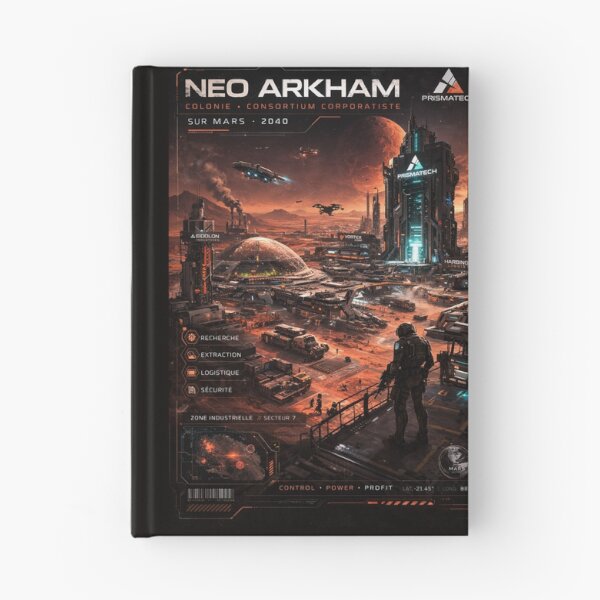 Item preview, Neo Arkham Mars Colony – Corporate Consortium on Mars 2040 – Cyberpunk Sci-Fi City designed and sold by Beaurozier.