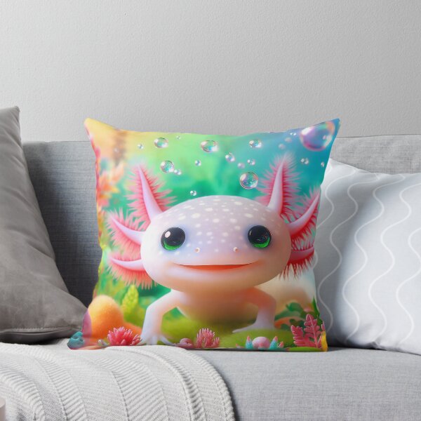 Item preview, Cute Pastel Axolotl Kawaii Underwater Friend designed and sold by AI-Only Creations.