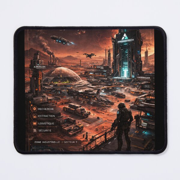 Item preview, Neo Arkham Mars Colony – Corporate Consortium on Mars 2040 – Cyberpunk Sci-Fi City designed and sold by Beaurozier.