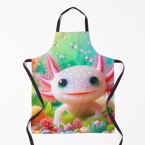 Item preview, Cute Pastel Axolotl Kawaii Underwater Friend designed and sold by AI-Only Creations.