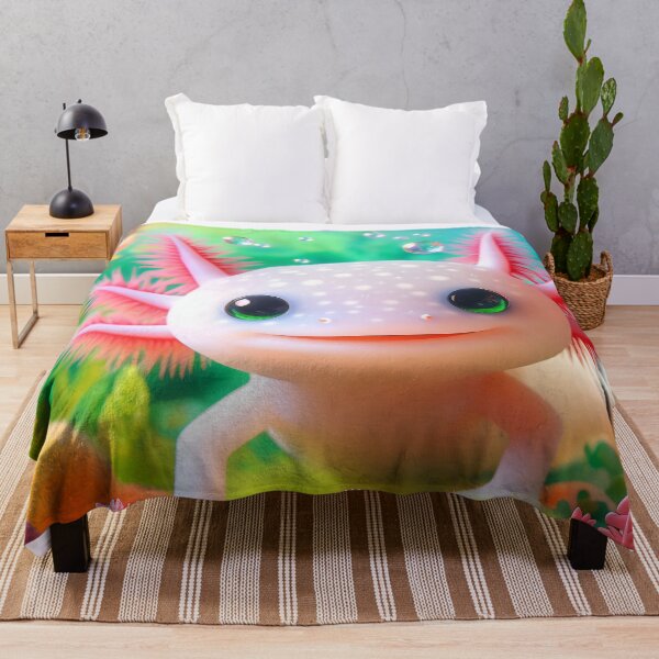 Item preview, Cute Pastel Axolotl Kawaii Underwater Friend designed and sold by AI-Only Creations.