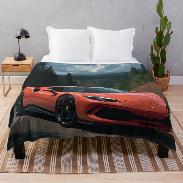 Artikelvorschau, Ferrari 296 GTB Neon Pop Art Supercar Design entworfen und verkauft von AutoPopStudio.