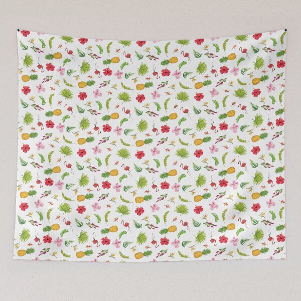 Item preview, Pink Flamingo Tropics designed and sold by AtriumHouse.
