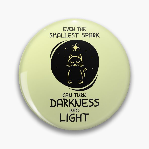 Item preview, Cat in the Dark - Even the Smallest Spark Brings Light designed and sold by fishdesigns.