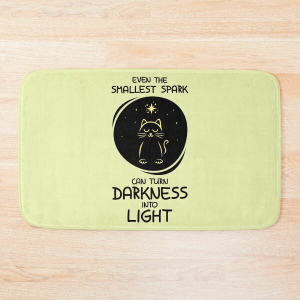 Item preview, Cat in the Dark - Even the Smallest Spark Brings Light designed and sold by fishdesigns.