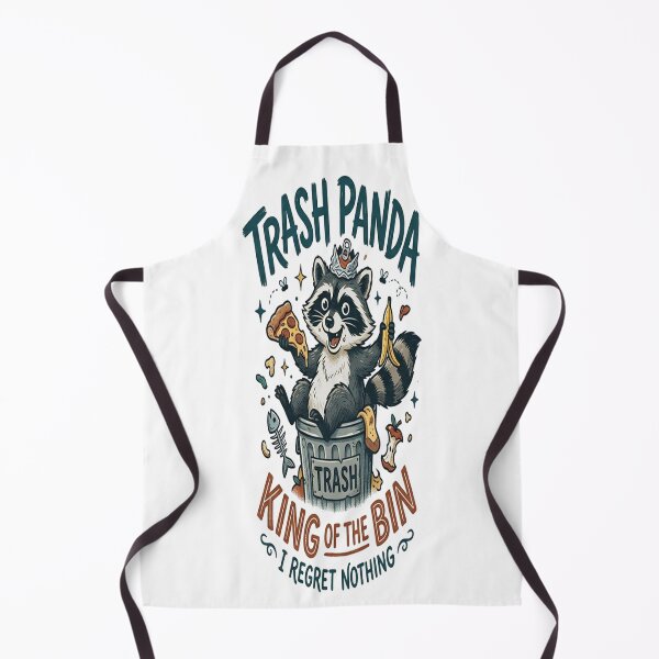 Item preview, Trash Panda King of the Bin I Regret Nothing Raccoon designed and sold by Owcomm.