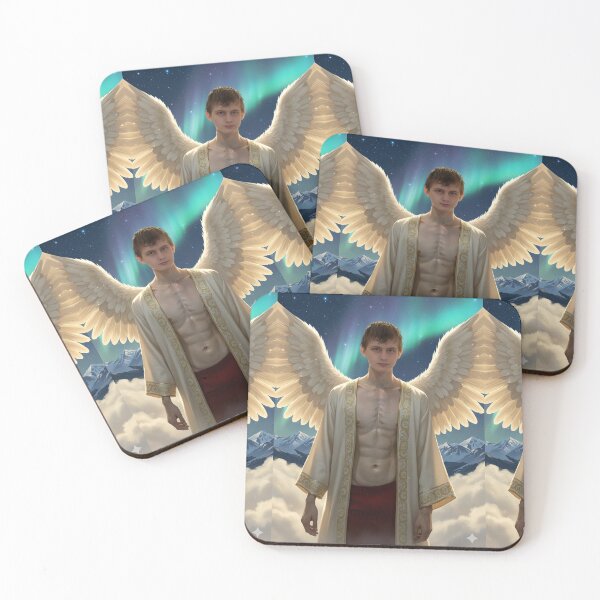 Item preview, Angel Guardian in sky clouse montain angel lord designed and sold by Nalimkibard.