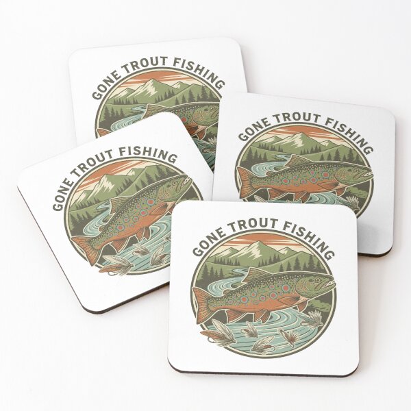 Item preview, Gone Trout Fishing designed and sold by BeastandBanshiLLC.