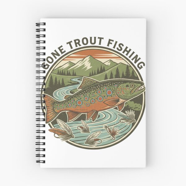 Item preview, Gone Trout Fishing designed and sold by BeastandBanshiLLC.