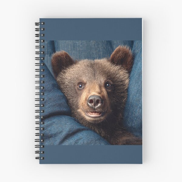 Item preview, Adorable Bear Cub in Denim designed and sold by Savannah Gibbs.