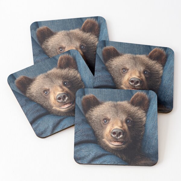 Item preview, Adorable Bear Cub in Denim designed and sold by Savannah Gibbs.