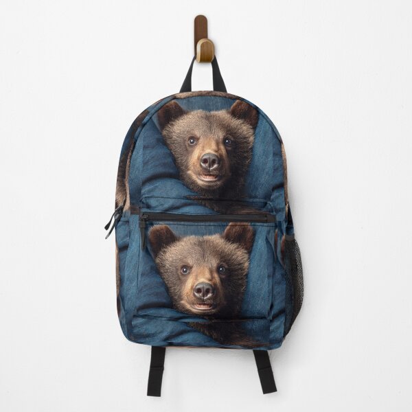 Item preview, Adorable Bear Cub in Denim designed and sold by Savannah Gibbs.