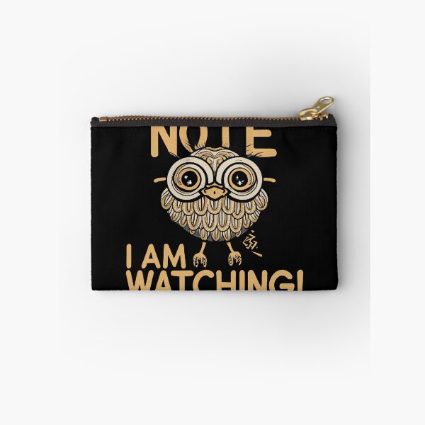 Item preview, Note I Am Watching – Funny Owl Psychologist Humor designed and sold by CyfroweMysli.