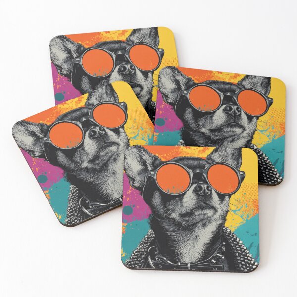Item preview, Sunglasses dog, bright vibes designed and sold by anytka.