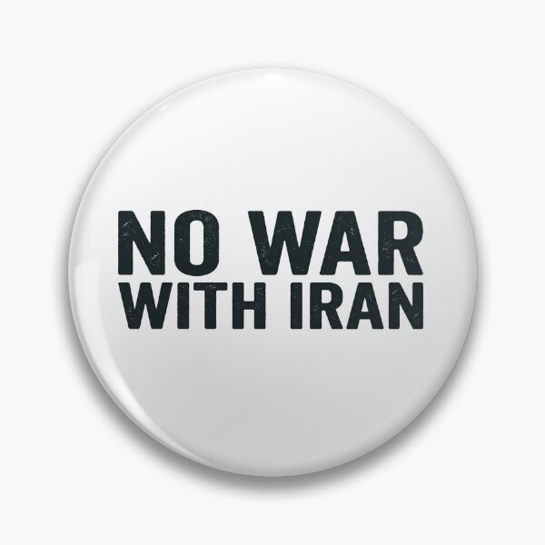 Item preview, No War With Iran designed and sold by Owcomm.