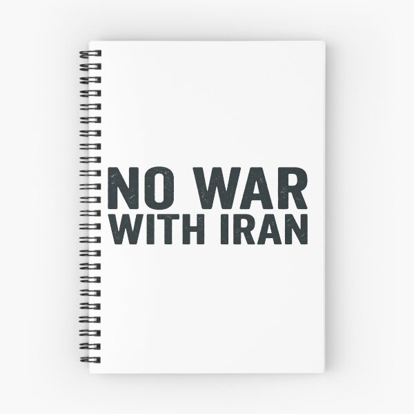 Item preview, No War With Iran designed and sold by Owcomm.