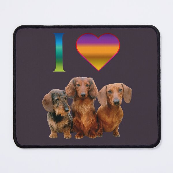 Item preview, I <3 Dachshunds designed and sold by Holy JM Designs.
