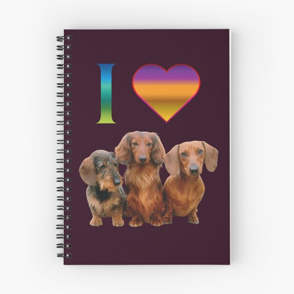 Item preview, I <3 Dachshunds designed and sold by Holy JM Designs.