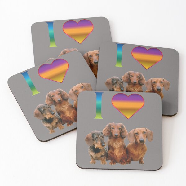 Item preview, I <3 Dachshunds designed and sold by Holy JM Designs.