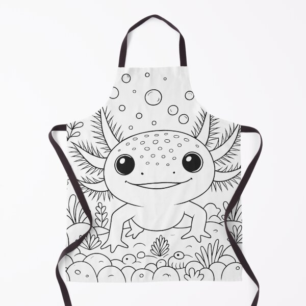 Item preview, Cute Axolotl Coloring Page Underwater Friend designed and sold by AI-Only Creations.