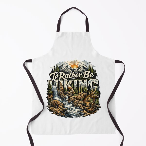 Item preview, I'd Rather Be Hiking designed and sold by ttuniques.
