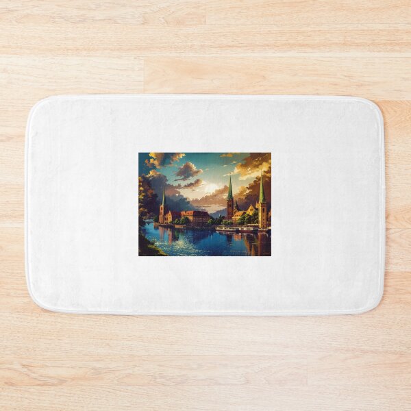 Item preview, Picturesque city - city on the water designed and sold by FehlingMedia.