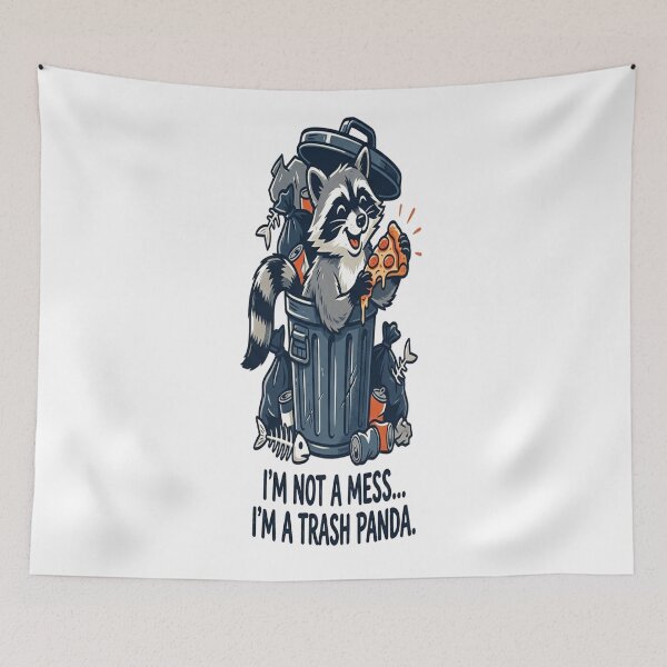 Item preview, I’m Not A Mess… I’m A Trash Panda Raccoon designed and sold by Owcomm.
