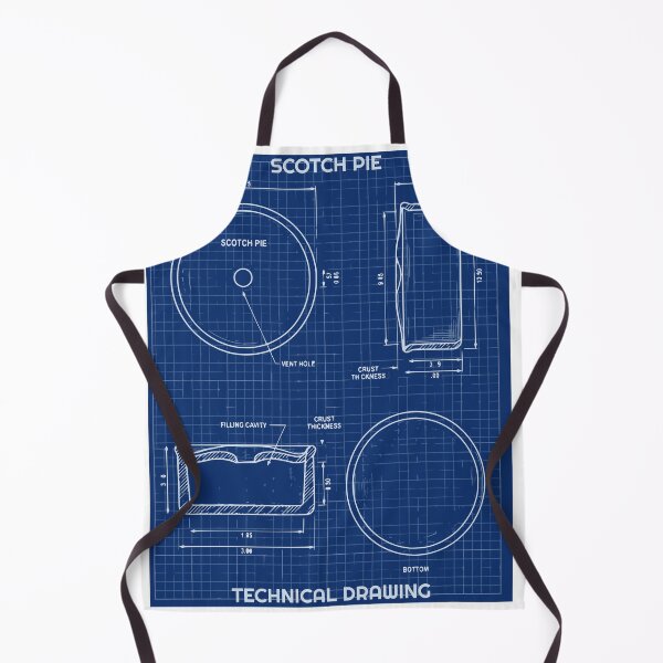 Item preview, Scotch Pie Blue Print designed and sold by Son Of The Fox.