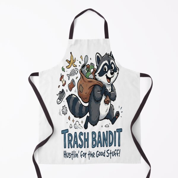 Item preview, Trash Bandit - Hustlin' for the Good Stuff! Raccoon Illustration designed and sold by Owcomm.