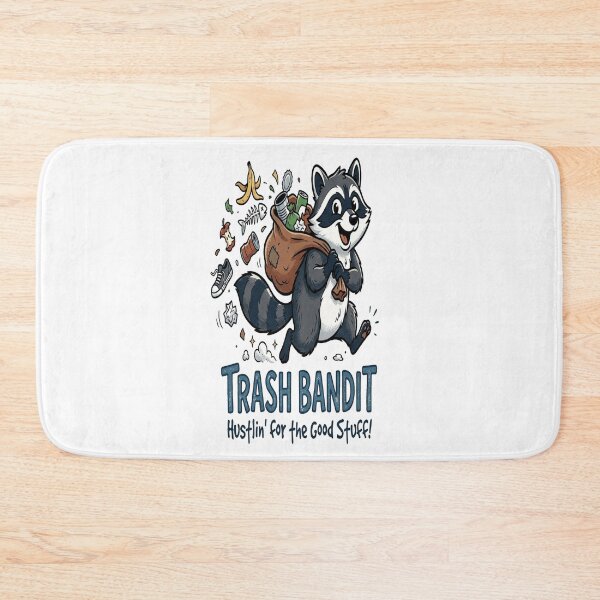 Item preview, Trash Bandit - Hustlin' for the Good Stuff! Raccoon Illustration designed and sold by Owcomm.
