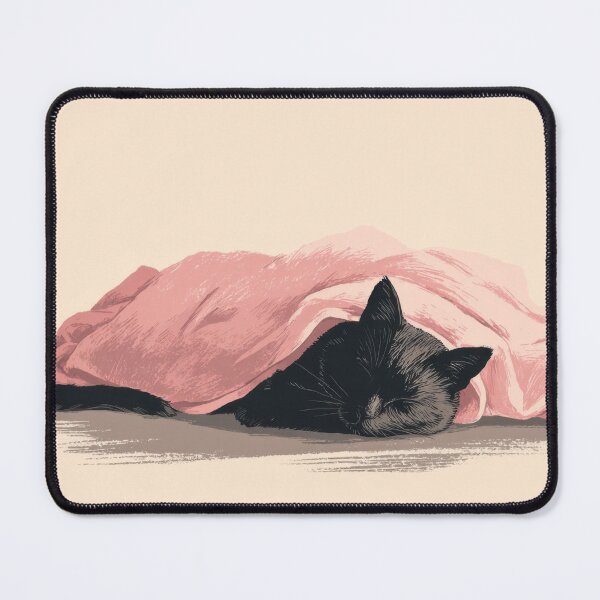 Item preview, Cat sleeping under a blanket designed and sold by anytka.