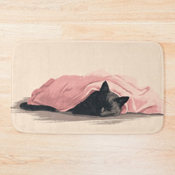 Item preview, Cat sleeping under a blanket designed and sold by anytka.