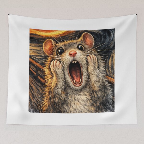 Item preview, Rat Panic - The Scream  designed and sold by Blackberry Hill Design Co..