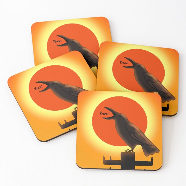 Item preview, Raven at Sunset designed and sold by Addi Does Art.